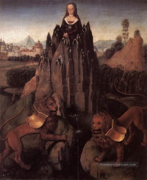 Allégorie avec une vierge 1479 hollandais Hans Memling Peinture à l'huile